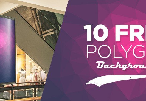 10 Free Polygon Backgrounds