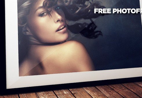 FREE PSD Photo Frame Mockup