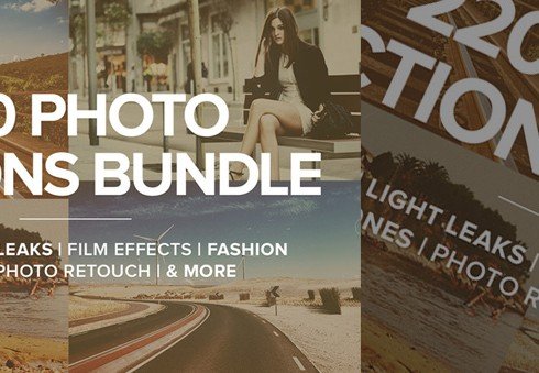 220 Photoshop Actions Bundle