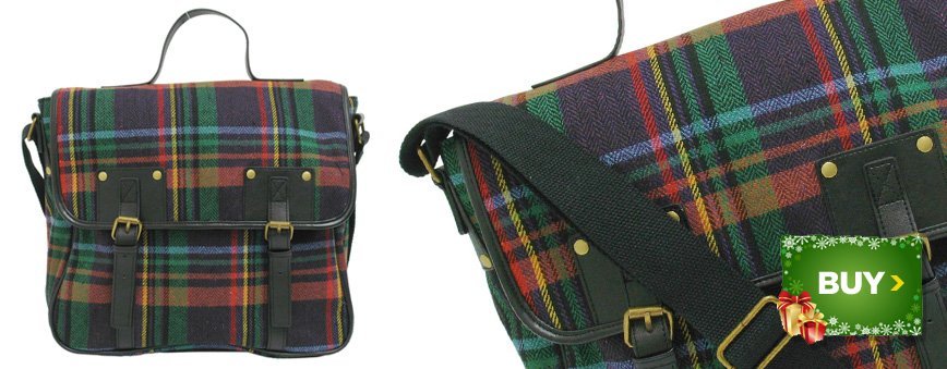 Tartan Satchel