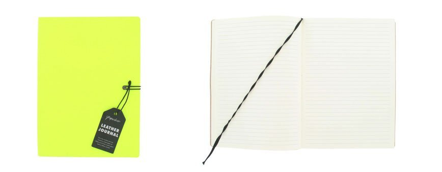 Neon Leather Journal