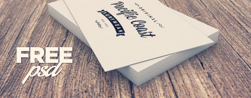 Free Business Card PSD Mockup