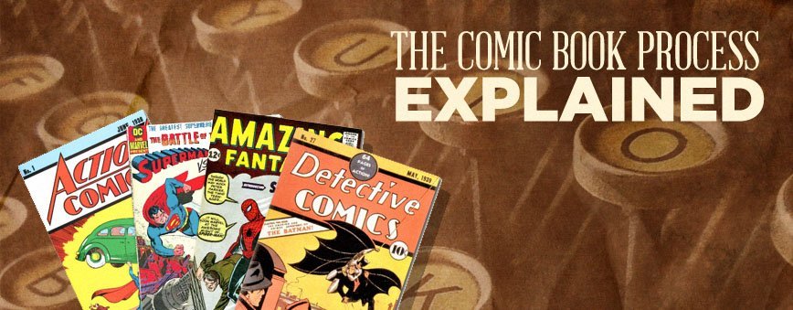 Pow The Comic Book Process Explained Layerform Design Co