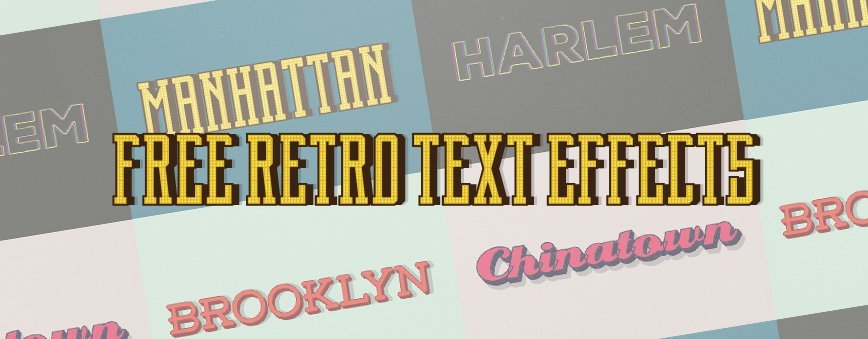 Free Retro Text Effects