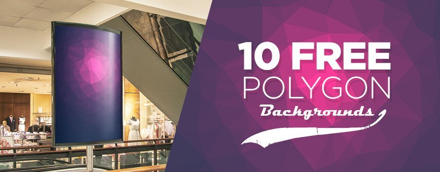 10 Free Polygon Backgrounds