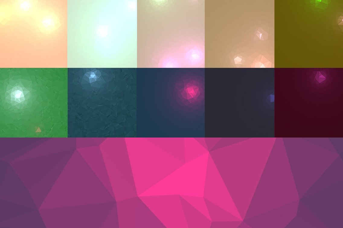 10 Free Polygon Backgrounds