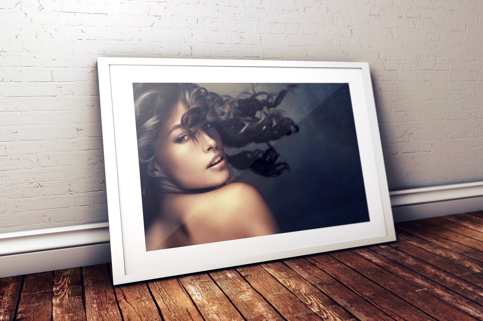 Photo Frame Mockup - White