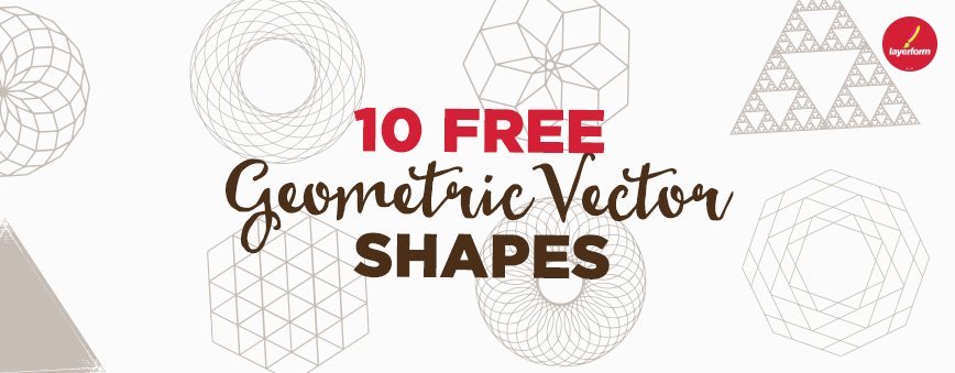 10 Free Geometric Vector Shapes