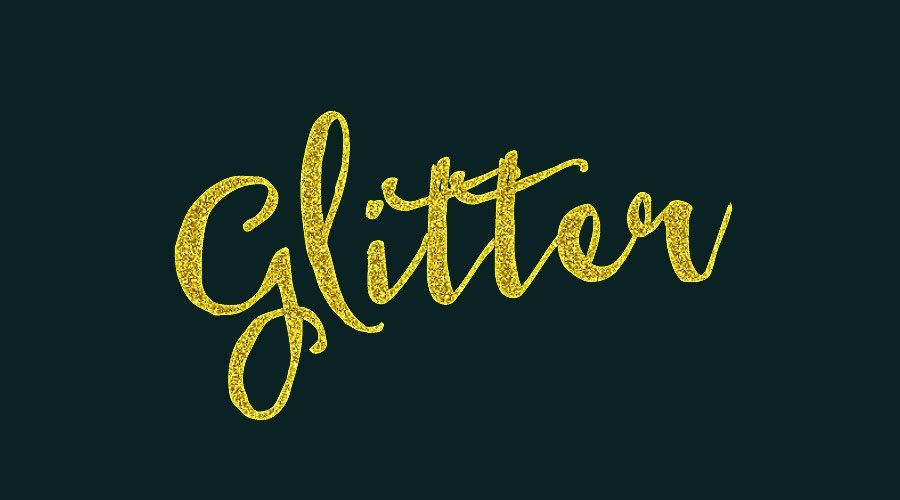 Glitter Text Effect Photoshop