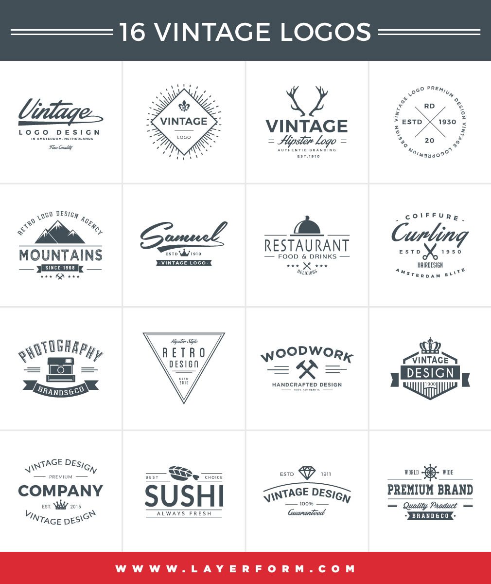 16-free-vintage-logos-set