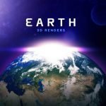 Earth 3D Render