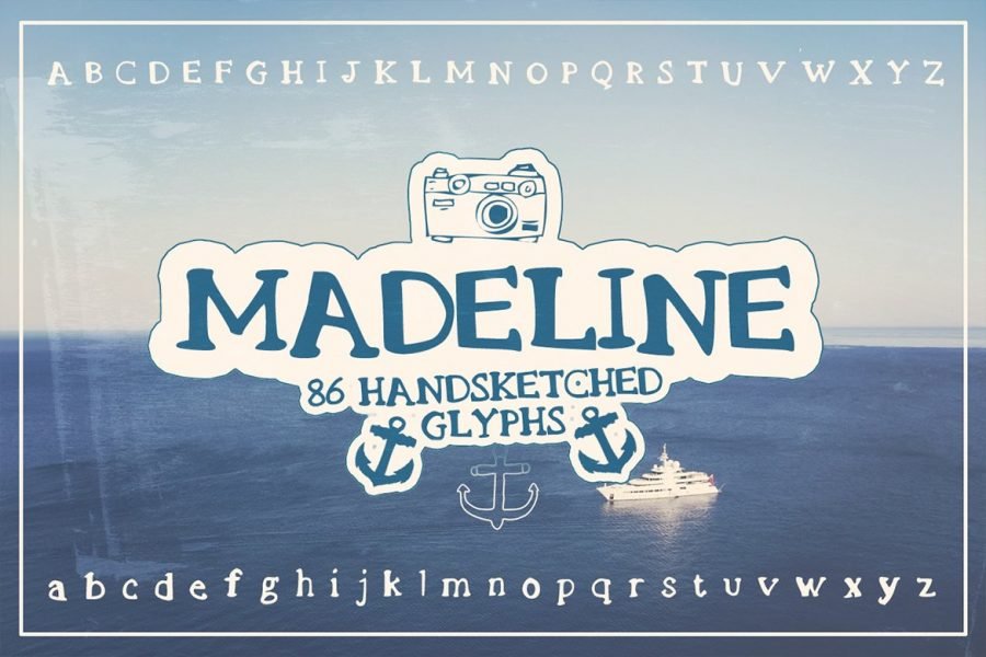 Madeline - Handsketched Font