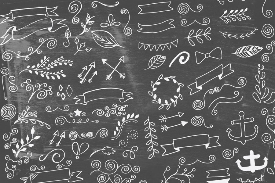 115 Handsketched Vector Elements Kit