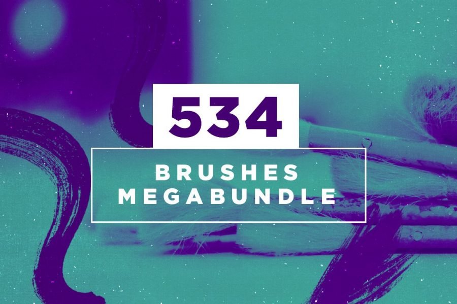 534 Photoshop Brushes Megabundle