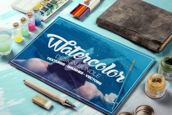 The Watercolour Design Bundle by Layerform Design Co