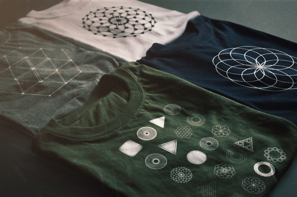 10 Geometric Vector Shapes Layerform