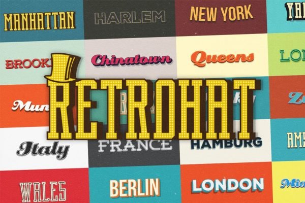 Retrohat™ Vector Graphic Styles by Layerform Design Co