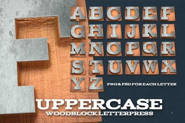 Wood Letterpress Design Kit by Layerform Design Co