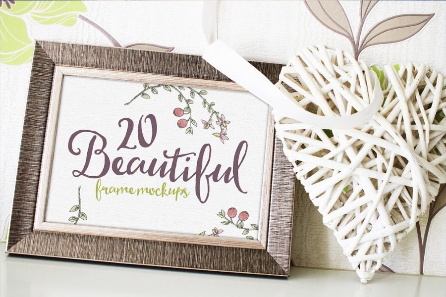 20 Beautiful Frame Mockups by Layerform Design Co