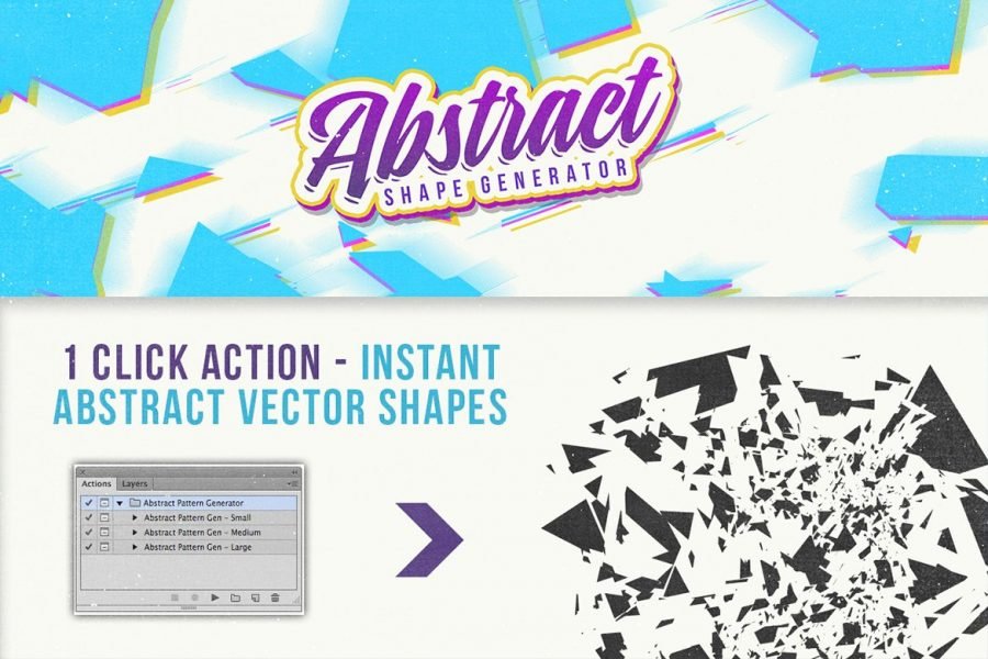 Abstract Vector Shape Generator by Layerform Design Co