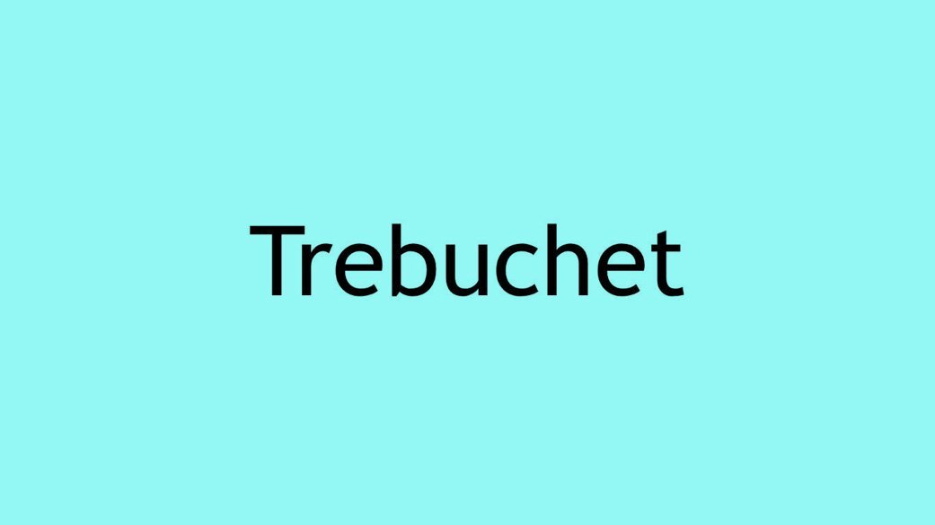 The-Best-Fonts-To-Use-On-Your-Resume-Book-Trebuchet