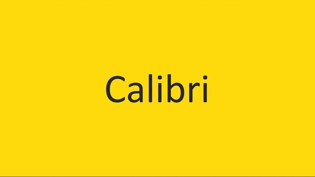 The-Best-Fonts-To-Use-On-Your-Resume-Calibri