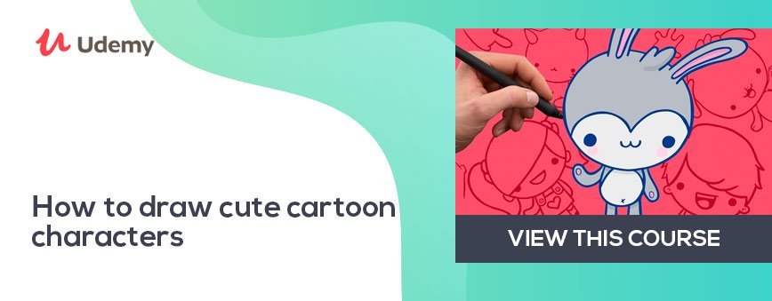 how-to-draw-cute-cartoon-characters-best-udemy-graphic-design-courses
