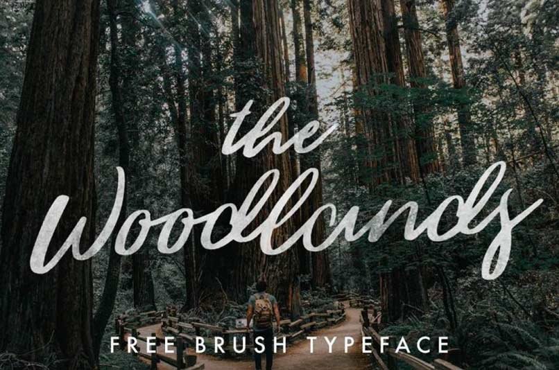 woodlands-free-typeface