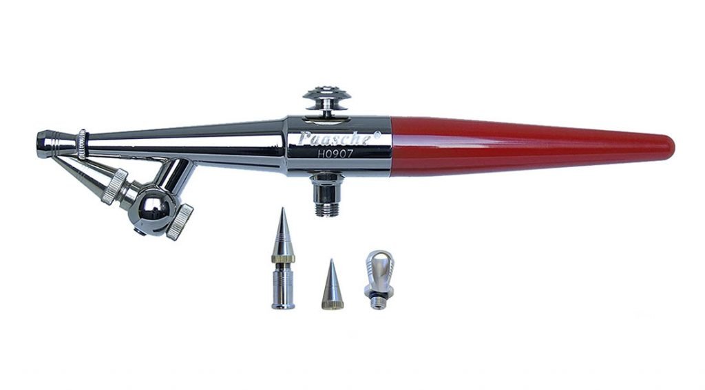 Paasche-Airbrush-H-Set-Single-Action-Siphon-Feed-Airbrush-Set