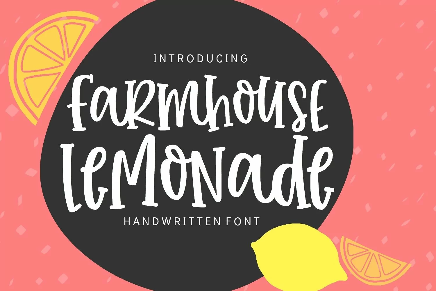 farmhouse lemonade font