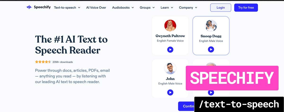 speechify-ai-text-to-speech-voice-generator