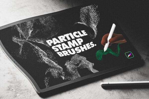 Particle Procreate Stamp Brushes