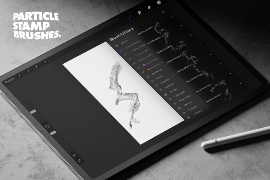 Particle Procreate Stamp Brushes - Image 4