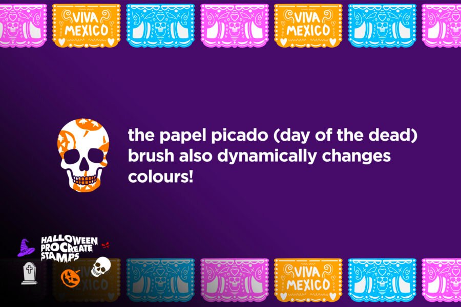 Halloween Procreate Stamp Brushes - Image 5
